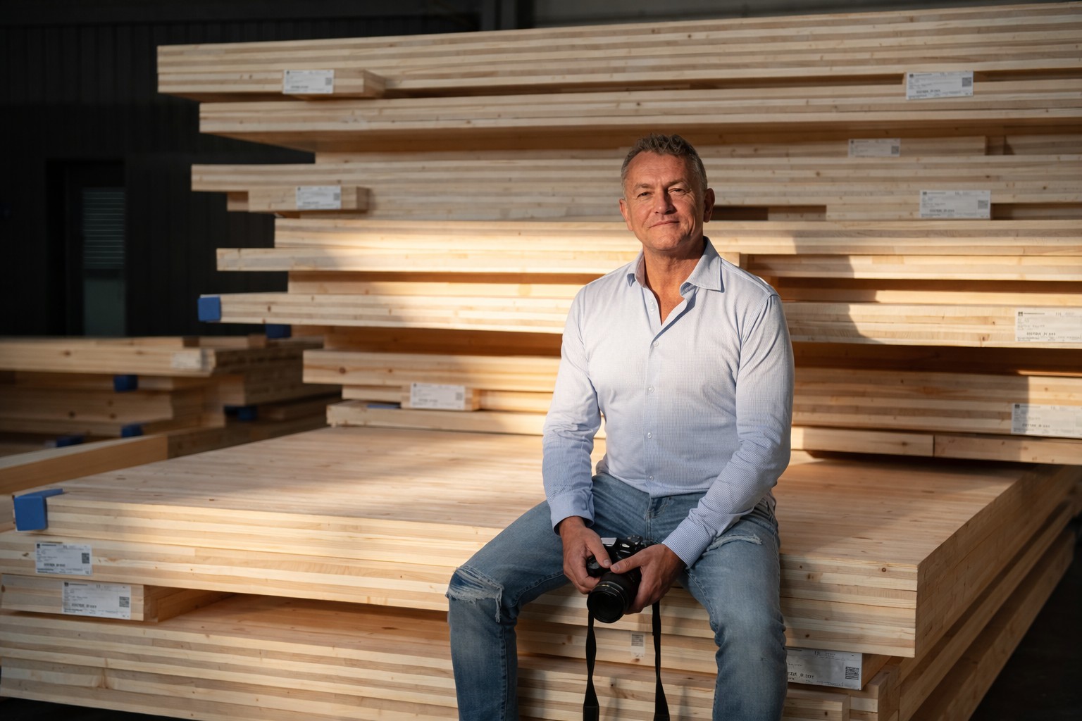 CLT Massivholzplatten für modulare Ferienhäuser